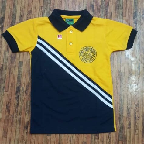 Printed Plain Knit school T Shirt, Polo Neck at Rs 175/piece in Ludhiana | ID: 2851125079148