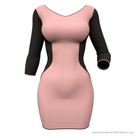 Wilda Dress - Front View - Marvelous Designer Dynamic 3D Garment | Marvelous designer, Designer ...