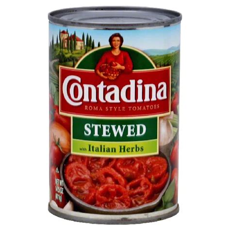 Contadina Stewed Tomatos with Italian Herbs - Shop Vegetables at H-E-B