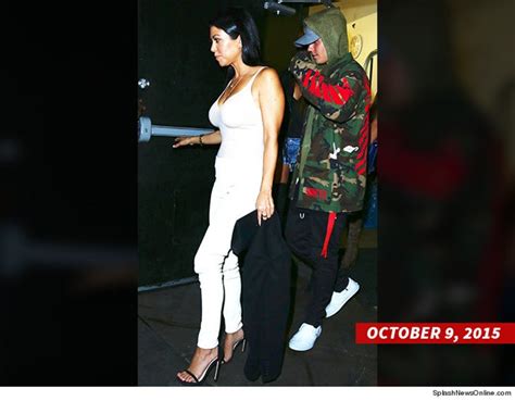 Kourtney Kardashian -- Denies Hooking Up with Bieber ... But It's True