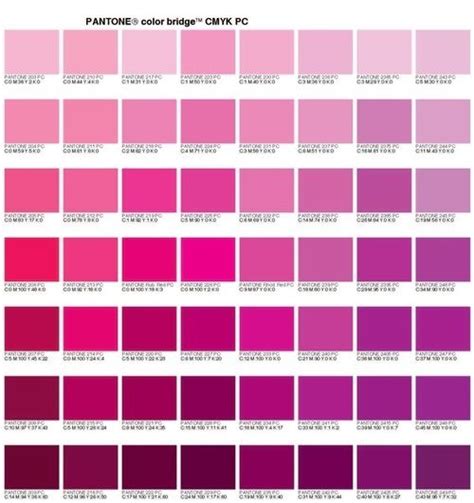 Image result for magenta pantone | Pantone color chart, Pantone colour ...