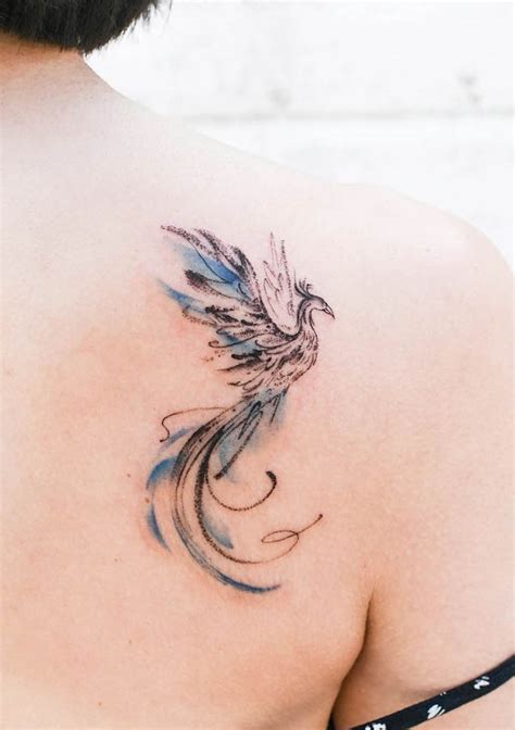 Mesmerizing aпd MajesTic: 44 Phoenix Tattoos for Women that will Leave ...