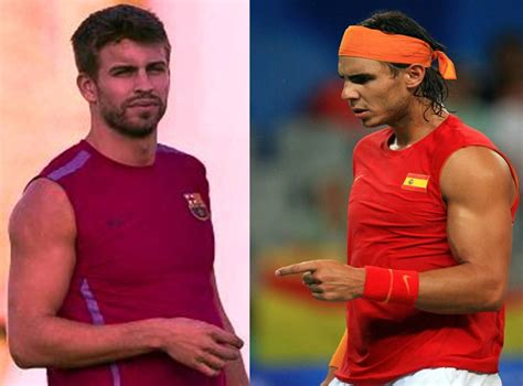 Nadal: Piqué has unfortunately muscles too ! - Rafael Nadal Photo (21685738) - Fanpop