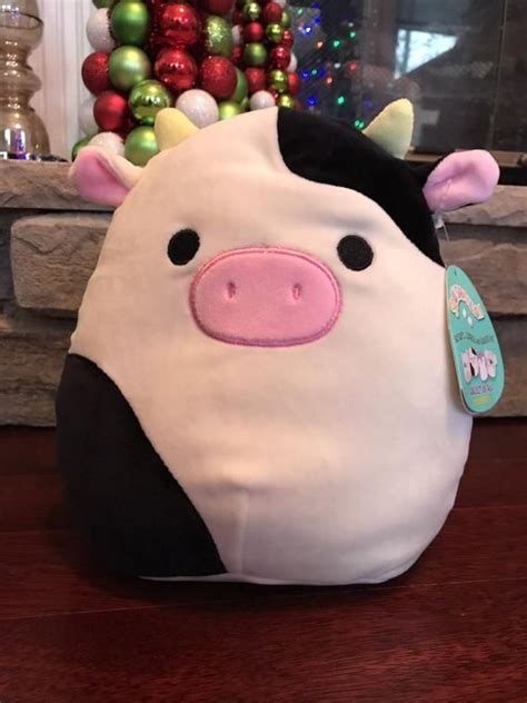 8" Squishmallow Moo Cow Plushie | Cute toys, Cute pillows, Kawaii plush