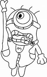 Despicable Me Golfer Minions Coloring Page  Wecoloringpagecom sketch template