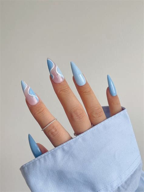 45+ Gorgeous Light Blue Nails To Spruce Up Your Look | Le Chic Street