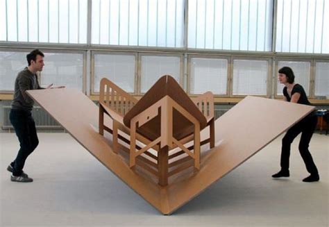 Make use of cardboard furniture for the love of flexible interiors - Ecofriend
