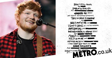 Ed Sheeran releases new album "No.6 Collaborations Project"