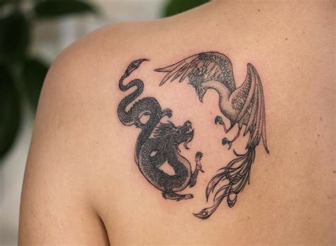 101 Best Dragon and Phoenix Tattoo Ideas That Will Blow Your Mind!