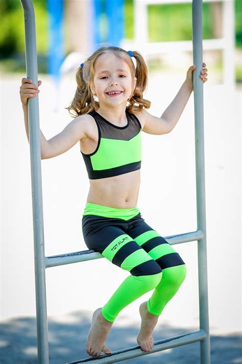 Kids Dancewear Kids Activewear Set Top and Leggings Black - Etsy