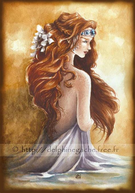 Viviane, the lady of the lake by delfee on DeviantArt