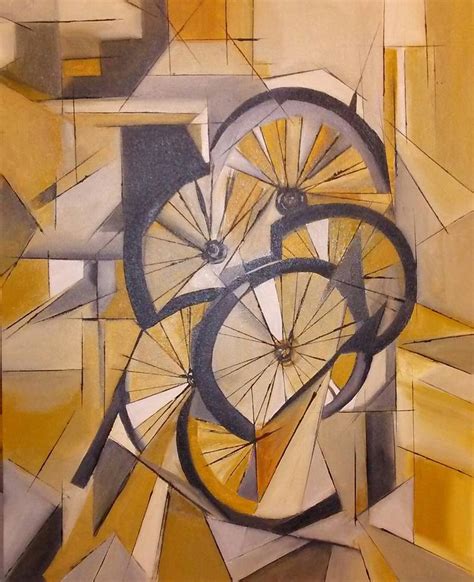 Orange cube Wheels Painting by Raul Lomeli | Saatchi Art