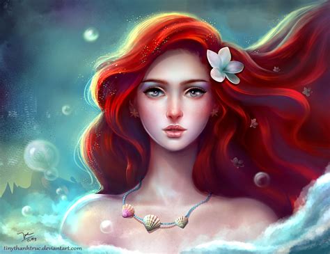 ArtStation - Fan art Ariel [The little mermaid], TiNy Truc