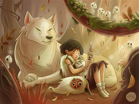 studio ghibli fanart | Princess Mononoke - Princess Mononoke Fan Art ...