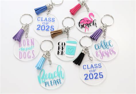 DIY Personalized Acrylic Keychains - Amy Latta Creations