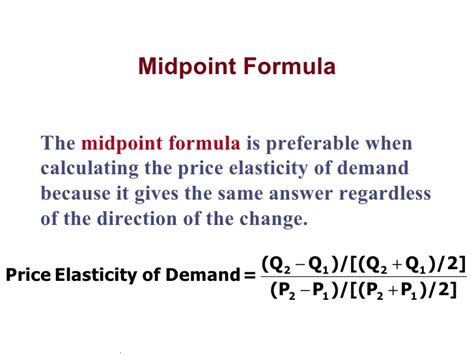 Solved Midpoint Formula The midpoint formula is preferable | Chegg.com