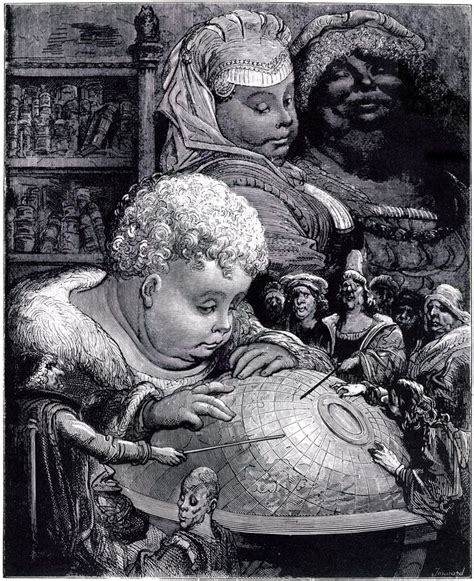 Gustave Doré - Gargantua (Oeuvres de Rabelais, 1854) CH. 21 et 23 | Gustave Doré (1832-1883 ...