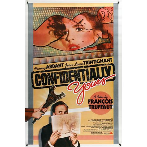 CONFIDENTIALLY YOURS US Movie Poster 29x40 - 1983 - François Truffaut ...