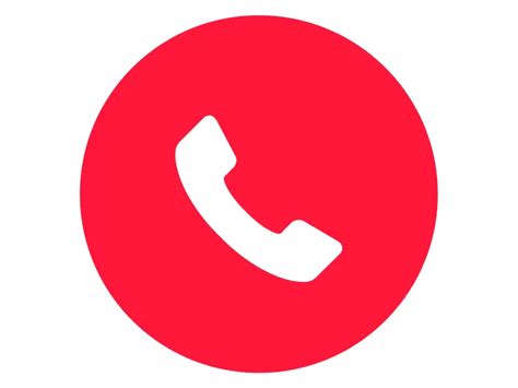 Red Telephone Icon Png