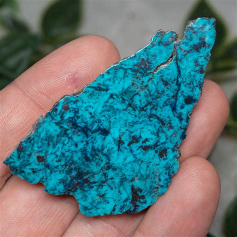 Chrysocolla, Shattuckite, and Tenorite Slab #4 - The Crystal Council