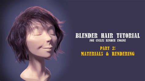 Blender Hair Tutorial part 2 | blender | Pinterest | Modelado
