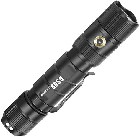 Waterproof LED Flashlight with Magnetic USB Rechargeable Cable, CREE ...