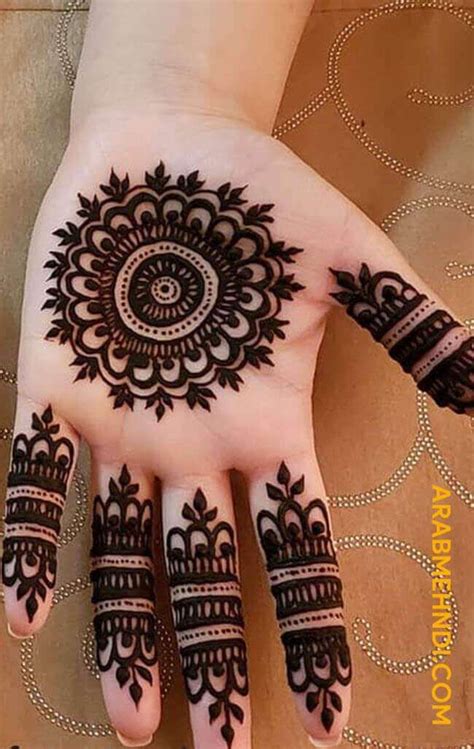 50 Tikki Mehndi Design (Henna Design) - October 2019 | Circle mehndi designs, Beginner henna ...