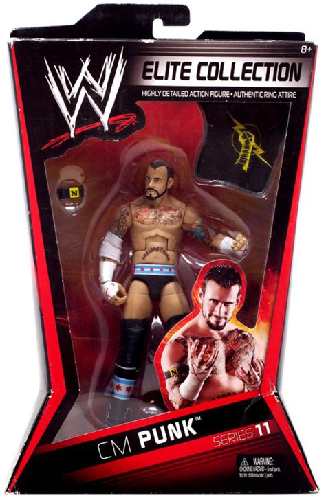 WWE Wrestling Elite Collection Series 11 CM Punk Action Figure Mattel ...