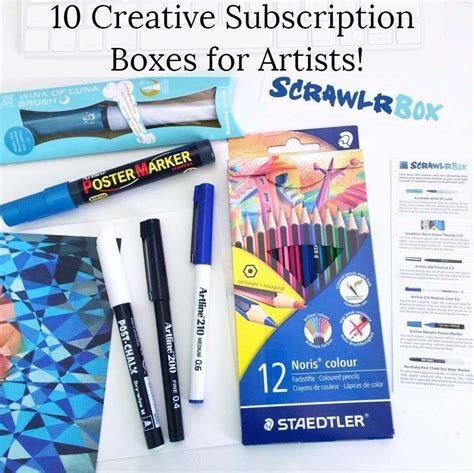 10 Creative Subscription Boxes for Artists - The Art Spectrum | Art box subscription, Art supply ...