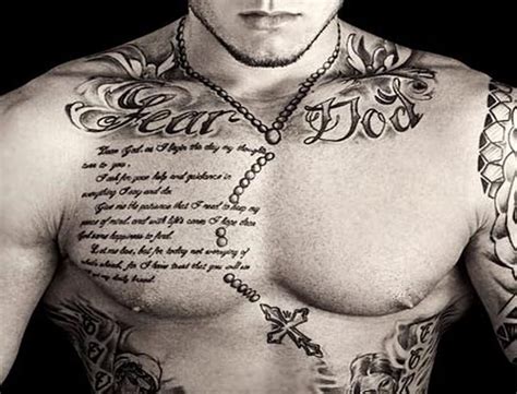 Chest Rosary Tattoos • Arm Tattoo Sites