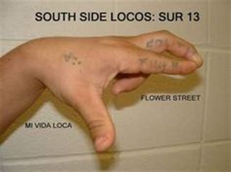 Sureno hand sign | GANGS | Pinterest | Chicano