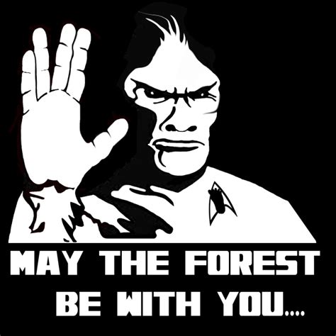 May The Forest Be With You... A Mash UP Tee!