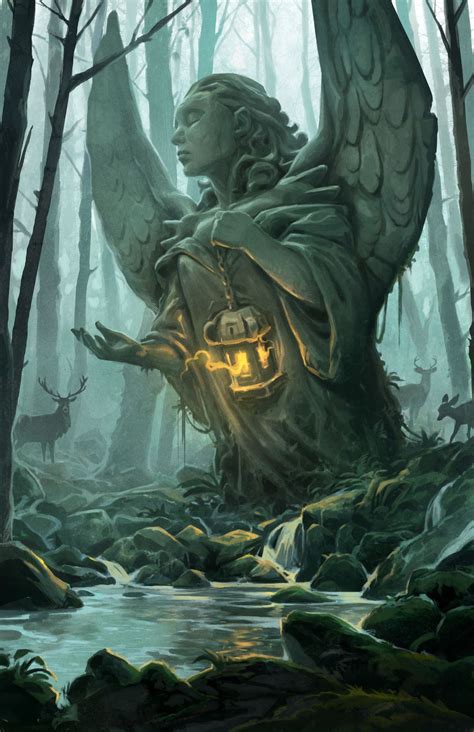 Forest Angel, Andrew Bosley on ArtStation at https://www.artstation.com/artwork/nbLqe | Fantasy ...