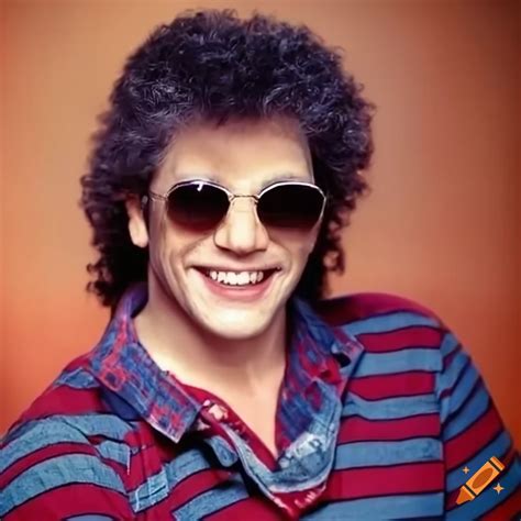 80's style portrait of taylor suarez ii, a talented voice actor on Craiyon