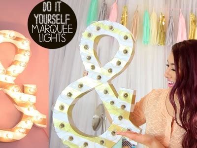 DIY: Marquee Lights ♡, My Crafts and DIY Projects