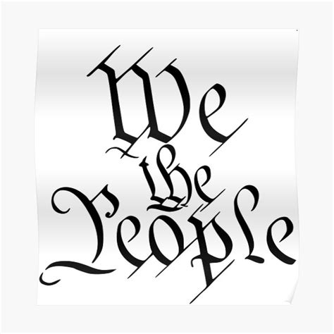 "We the People" Poster for Sale by CIVILMOB | Redbubble