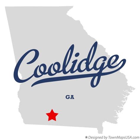 Map of Coolidge, GA, Georgia