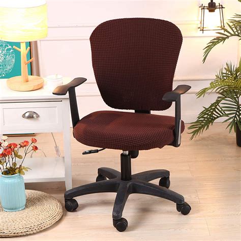 Desk Chair Cover, Computer Office Chair Covers Removable Universal ...