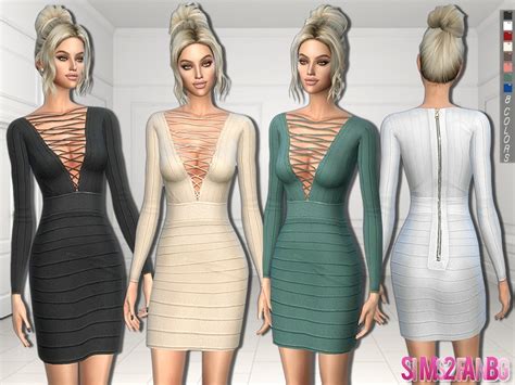 The Sims Resource - 301 - Designer Dress