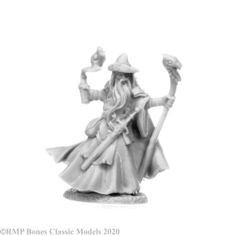 Reaper: Bones: Kelainen Darkmantle Wizard Unpainted Miniature - Reaper Miniatures