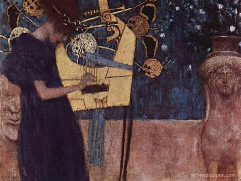 Musique , Klimt Gustav Wallpapers | Klimt art, Klimt paintings, Gustav ...