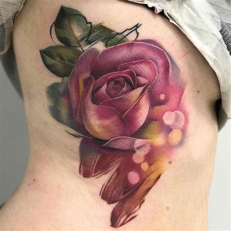 Rose tattoo by @freddiealbrighton at Immortal Ink in Chelmsford England ...