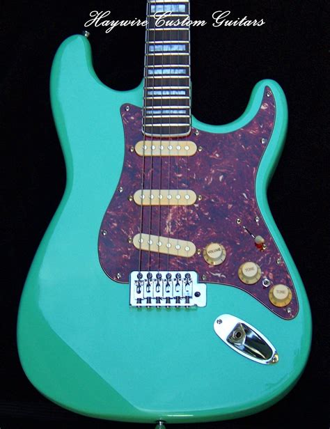 Surf Green Guitar - Haywire Custom Guitars-Highly Recommended!