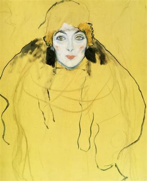 Gustav Klimt, Portrait of a Lady (Unfinished), c. 1917-8 | Klimt art, Gustav klimt, Klimt paintings