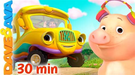 Wheels on the Bus, Teddy Bear and More Nursery Rhymes by Dave and Ava in 2021 | Nursery rhymes ...