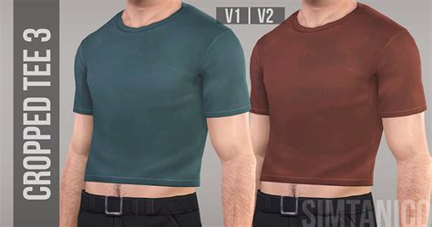 Sims 4 Male Crop Top Cc