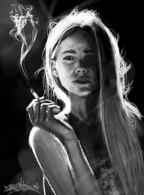 Women smoking cigarette by Techtower on DeviantArt