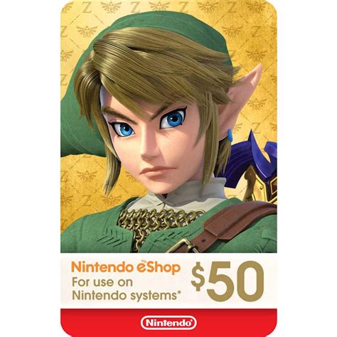 Nintendo eShop $50 Gift Card [Digital] Digital Item - Best Buy