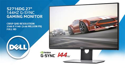 DELL S2716DG 27" WQHD G-Sync Gaming Monitor