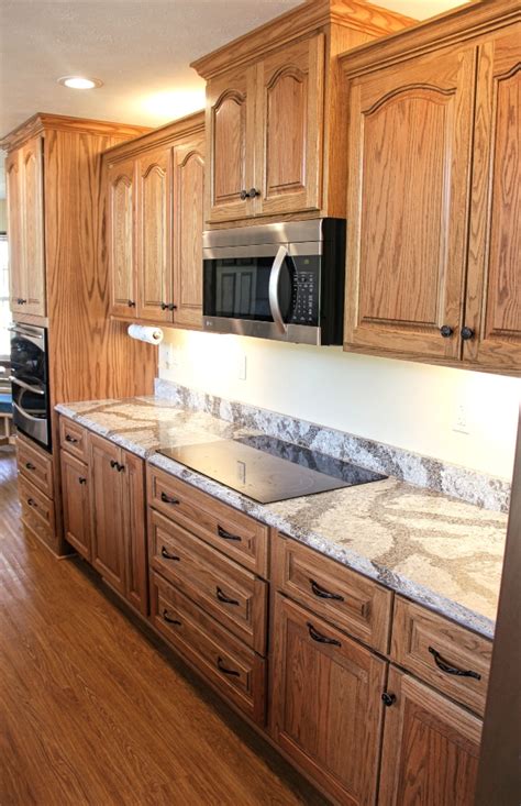 Custom Red Oak Kitchen With Cambria Quartz Conneaut Lake Pa Fairfield Kitchens